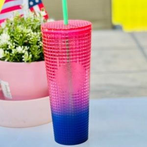 Summer 2022 Pink Purple Ombré Cold Cup